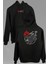 Uçan Kartal Asi Taraftar Beşiktaş Ön ve Arka Baskılı Sweatshirt Unisex Kapüşonlu Hoodie 1