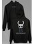 Hollow Knight Ghost Cadılar Bayramı Kuru Kafa Ön ve Arka Baskılı Sweatshirt Unisex Kapüşonlu Hoodie 1