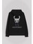 Hollow Knight Ghost Cadılar Bayramı Kuru Kafa Ön ve Arka Baskılı Sweatshirt Unisex Kapüşonlu Hoodie 2