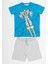 Robot Erkek Çocuk T-shirt Şort Takım 3