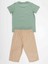 Safari Erkek Çocuk T-shirt Gabardin Şort Takım 4