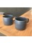 8 cm Stackable Çay Fincanı Mat Mavi 2'li 1
