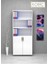 Dosya Dolabı Yarım Kapak 80X35X185 cm (BEYAZ) 3