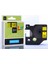 Dymo Labelmanager Serisi Elektronik Etiketleme Makinesi D1 45018 S0720580 12MM x 7 Mt. Muadil Sarı Etikete Siyah Yazı Şerit Etiket Kaseti 1