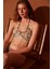 Çok Renkli Paisley Strapless Bikini Üstü 1