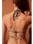 Çok Renkli Paisley Strapless Bikini Üstü 5