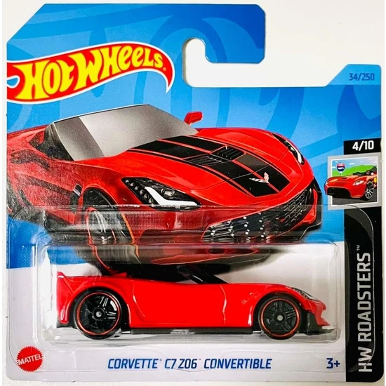 Hotwheels Hot Wheels Tekli Arabalar Corvette C7 Z06 Convertıble HKH41