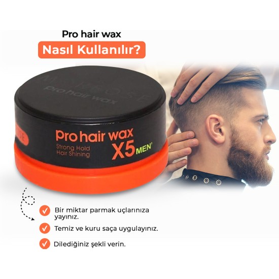 Morfose Men Pro Hair Wax Strong Hold (Turuncu) 150 gr Fiyatı