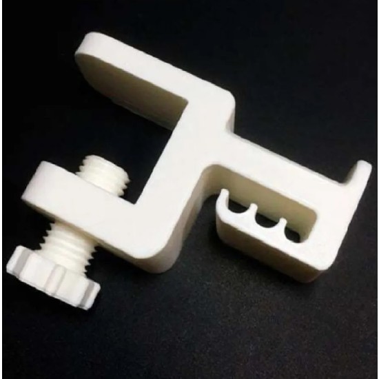 Cosmos 3D Kulaklık Standı Beyaz Renkli 4 cm Kalınlığa Uygun Organik Plastik Tasarım