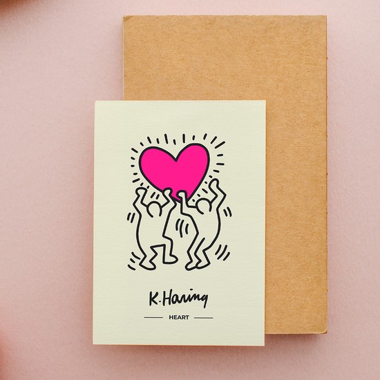 Art House Collective Keith Haring Poster Kalp 2 Tablo Fiyatı