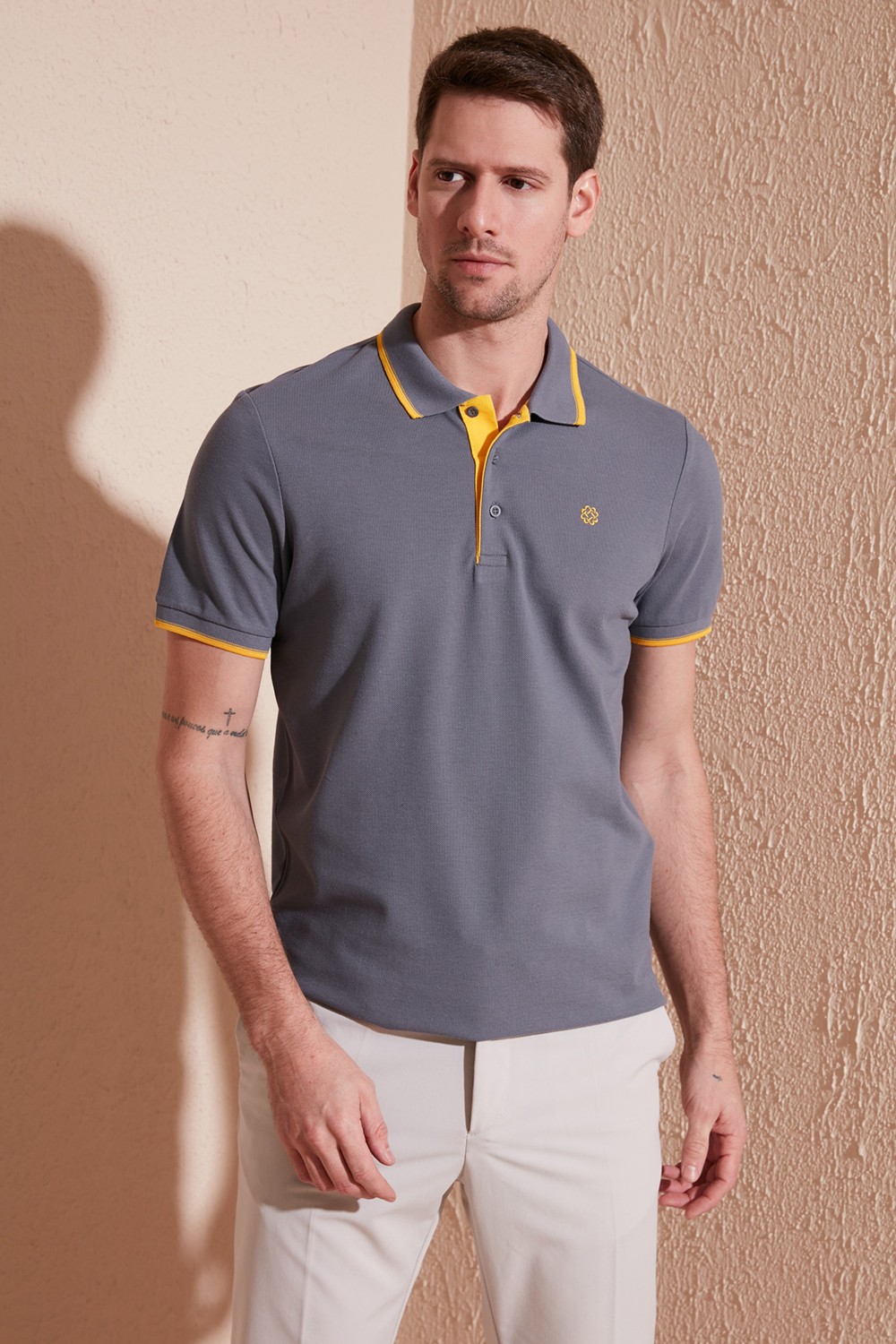 Buratti % 100 Pamuk Düğmeli Regular Fit Polo Yaka T Shirt Erkek POLO YAKA T SHİRT 5902118