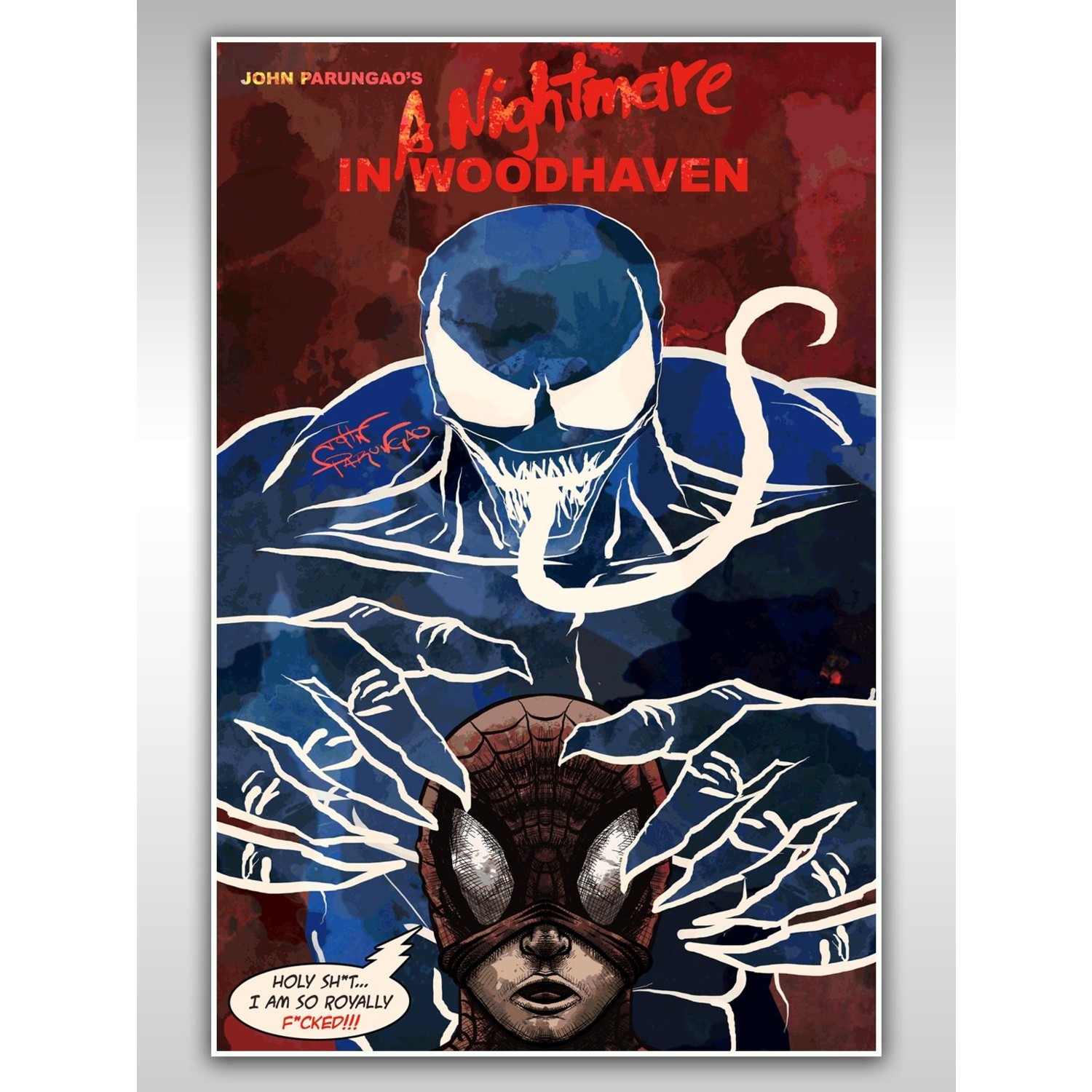 Spiderman Venom Poster 40x60cm Örümcek Adam Afiş Kalın Fiyatı 7523