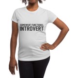 Fizello Somewhat Functional Introvert Beyaz Spor Tişört