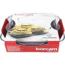 Paşabahçe 159028 Kare 2'li Kare Borcam Seti