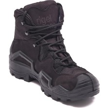 Rigel Work Shoes Rigel Pro Mid Kışlık Erkek Hakiki Nubuk Deri Soğuk ve Su Geçirmez Tactical Outdoor Asker Botu