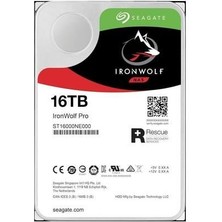 Seagate 3.5" 16 Tb Ironwolf Pro New ST16000NT001 Sata 3.0 7200 Rpm Harddisk