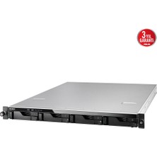 Asustor AS6504RD Intel C3538 4 Disk Yuvası NAS(4X20TB Desteği) 4gb DDR3L Sodımm (64GB'A Ram Desteği) 1 Gbe x 4, USB 3.1 Gen-1 2xpsu