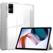 MTK Moveteck Xiaomi Redmi Pad 10.6" Tablet Kılıf Kapaklı Pu Deri Smart Kademeli Standlı Tam Koruyucu Case