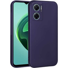 Nevarium Xiaomi Redmi Note 11E Kılıf Yumuşak Dokulu Kamera Korumalı Silikon