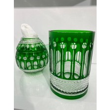 Dekorasyon Garajı Kristal Kesme Cam Peçetelik ve Aksesuarı ( Vazo, Çöp Kutusu, Mumluk Vs.)