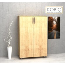 Kobiç Dosya Dolabı Tam Kapak 80 x 35 x 115 cm (MEŞE)