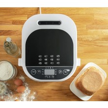 Moulinex OW2101 Pain Doré Ekmek Makinesi, 720 W, 1 Kg, 12 Otomatik Program, 3 Ağırlık ve Kızartma Kademesi, LCD Ekran, Ekmek Makinesi, Pizza, Makarna, Tatlılar, Reçeller,
