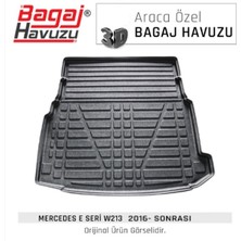 Born Garage 2023 Mercedes E Serisi Bagaj Havuzu Araca Özel Üretim ve Tam Uyumlu Kokusuz Kaucuk