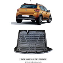 Born Garage Bagaj Havuzu Dacıa Sandero 2021-2023 Araca Özel Üretim E Tam Uyumlu Kaucuk