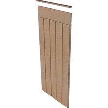 Bangu Dekoratif Duvar Paneli, Boyanabilir Ahşap 10 mm Ham Mdf Duvar Paneli
