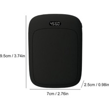 Kış Taşınabilir Mini USB El Isıtıcı Şarj Edilebilir Cep Mobil Güç Eller Isıtıcı 4000MAH Çift Taraflı Hızlı Isıtma (Yurt Dışından)