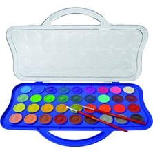 Giotto Sulu Boya 30MM 36 Renk Plastik Kutu Set 1'li Paket - Yeni