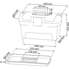 Keter Herobox 13'' Takım Çantası