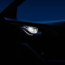 Gorgeous Araba LED Kapı Kase Kol Dayama Atmosfer Işığı Kapı Kase Kolu Çerçeve Işık Mazda Atenza Cx-3 Cx-5 Cx-8 Beyaz (Yurt Dışından)