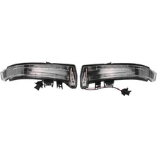 Gorgeous Çift Mercedes W204 W212 W221 LED Yan Ayna Işaretleyici Dönüş Sinyal Işığı Lens 2129067401 2129067501 (Yurt Dışından)