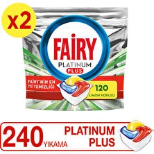 Fairy Platinum Plus Bulaşık Makinesi Deterjanı 240'lı (120 x 2)