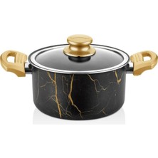 Cem Gold Marble Tencere 24 cm