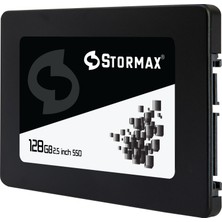 Stormax 128GB SSD 2 5" Sata3 550-530MB/S Black SERI-SMX-SSD30BLCK/128G