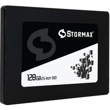 Stormax 128GB SSD 2 5" Sata3 550-530MB/S Black SERI-SMX-SSD30BLCK/128G