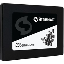 Stormax 256GB SSD 2 5" Sata3 550-530MB/S Black SERI-SMX-SSD30BLCK/256G