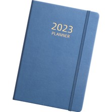 Kenan Taşınabilir A5 Defter Planlayıcı 2023 Ingilizce Gündem Planlayıcı Dergiler Not Defteri Mavi (Yurt Dışından)