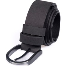 Tudors Erkek %100 Hakiki Deri 4 cm Spor Siyah Kemer