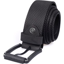 Tudors Erkek %100 Hakiki Deri 4 cm Spor Siyah Kemer