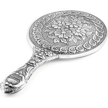 Altın Sepeti Büyük Gümüş El Aynası