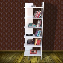 Tulip Life • 6 Raflı Köşe Kitaplık Dekoratif Köşe Kitaplığı TLPK03S