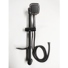 Arvent Siyah Sürgülü Mix Paslanmaz Duş Seti Lüks Seri SET01