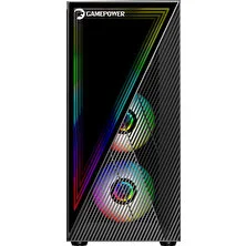 GamePower Ravadin ATX 3* ARGB Infinity Fan Temper Cam Gaming RGB Kontrolcüsü ve Uzaktan Kumanda Siyah Kasa 650W 80+ Bronze Dahili PSU