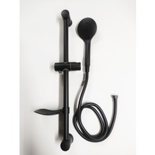 Arvent Siyah Sürgülü Mix Paslanmaz Duş Seti Lüks Seri SET05