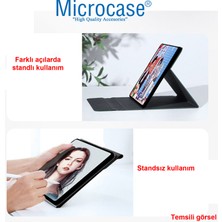 Microcase iPad Pro 11 2022 M2 ile Uyumlu Sleeve Serisi Mıknatıs Kapak Standlı Kılıf - Siyah AL3319