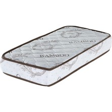 Heyner Pooly Bamboo Desenli Yaylı Bebek Yatağı Soft Yaylı Yatak