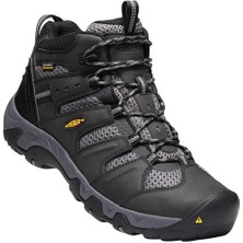 Keen Koven Mid Wp M-Black/steel Grey - Su Geçirmez Erkek Yürüyüş Botu - Gri